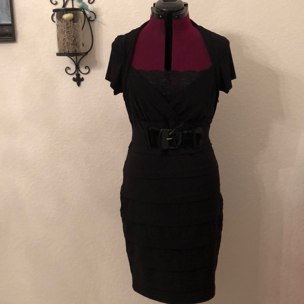 NWT 7/8 LITTLE BLACK DRESS
